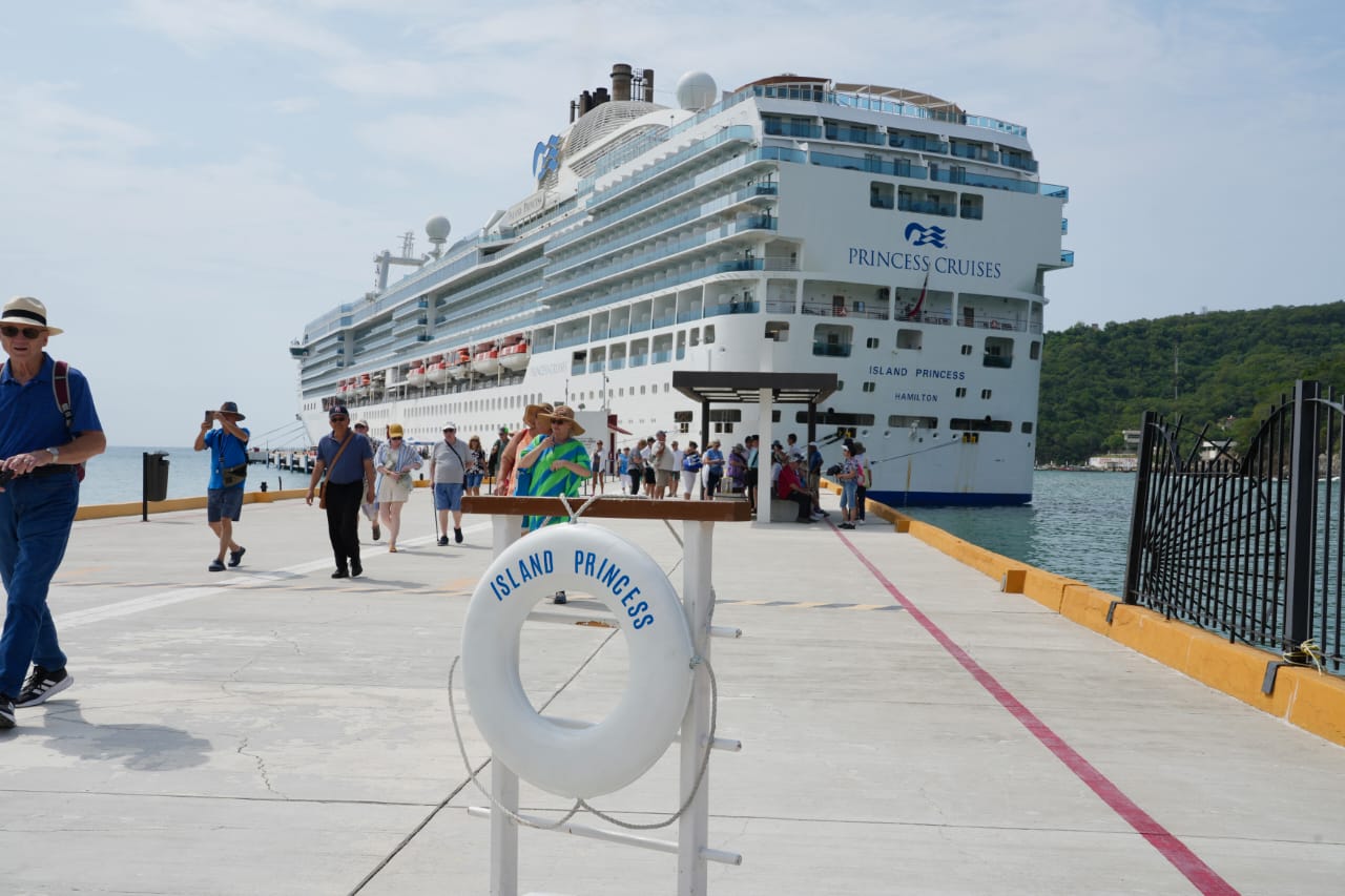 En lo que va de 2025, cruceros generan más de 30 mdp en Bahías de Huatulco: Sectur Oaxaca