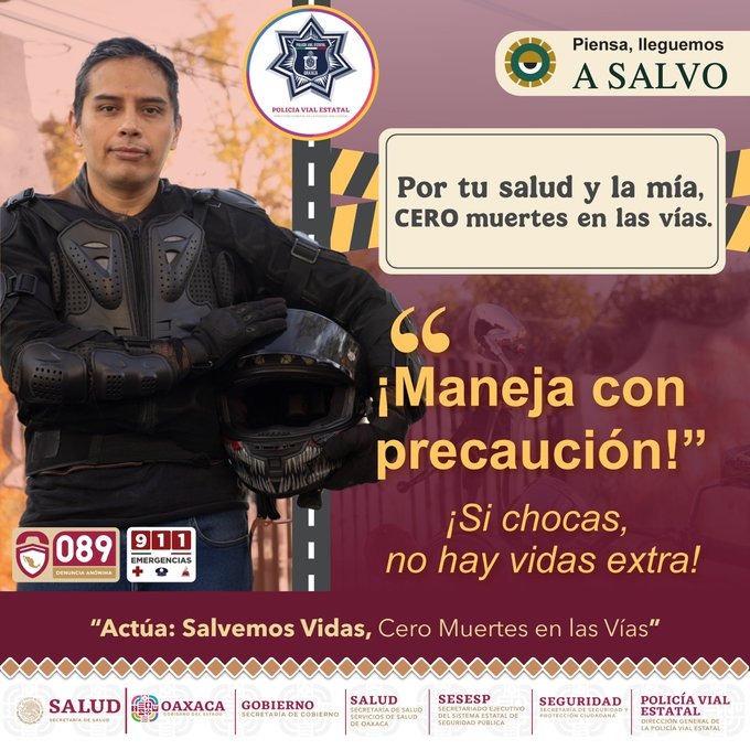 Concientiza Policía Vial Estatal a motociclistas de la Costa sobre seguridad con campaña “Piensa, lleguemos a salvo»