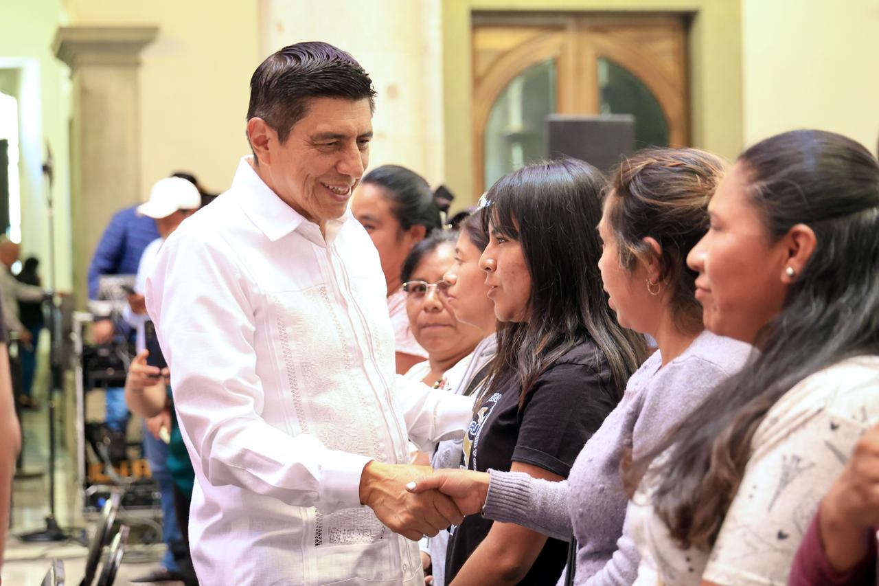 Atiende Salomón Jara demanda de justicia social de la organización “23 de Octubre”