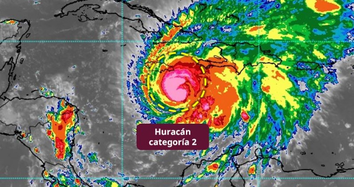 Intensifica Melissa a categoría 2: autoridades mexicanas vigilan su trayectoria