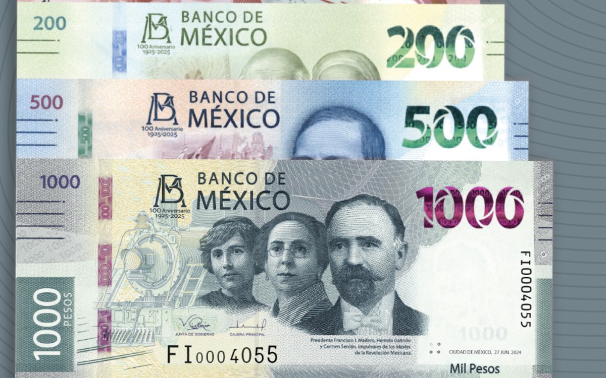 Anuncia Banxico nueva familia de billetes y retira el de 20 pesos