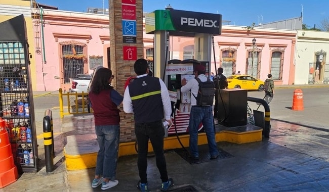 Clausuran cinco gasolineras en Oaxaca durante operativo de Profeco y ASEA