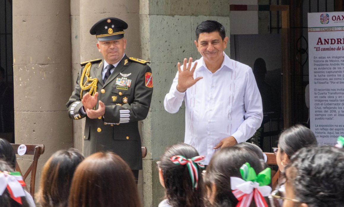 Implementan cierres viales por desfile del 115 Aniversario de la Revolución Mexicana en Oaxaca