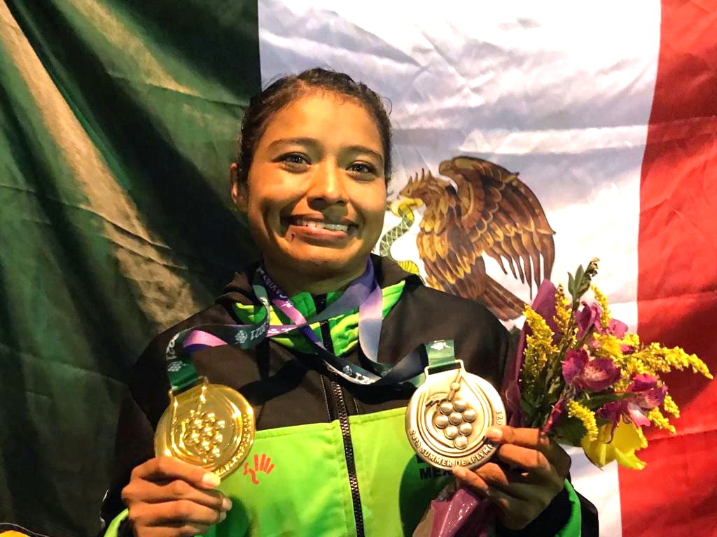 Triunfa Lourdes Ponce con oro y récord en maratón sordolímpico