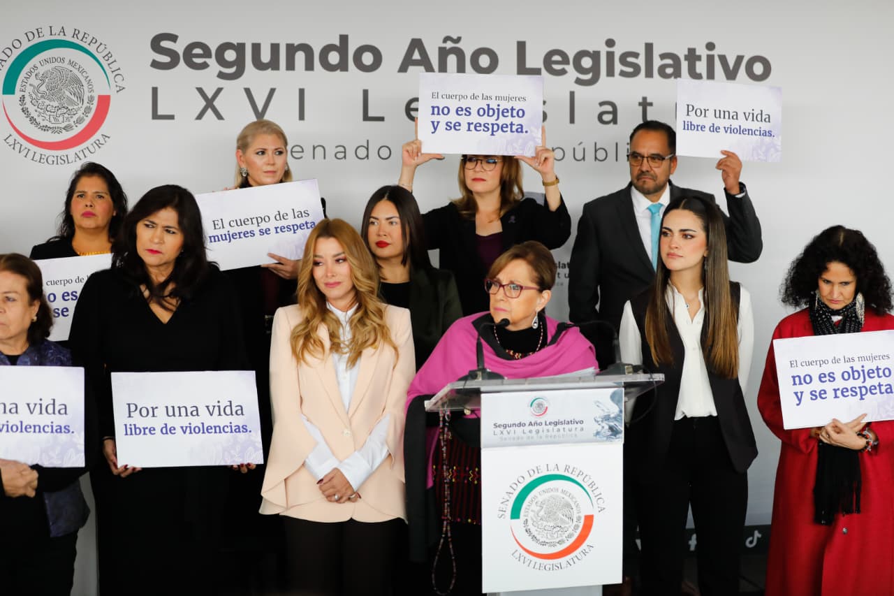 Senadoras impulsan delito grave por abuso sexual contra Sheinbaum