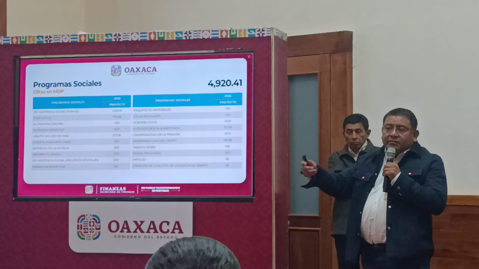 Presentan el Paquete Económico de Oaxaca 2026