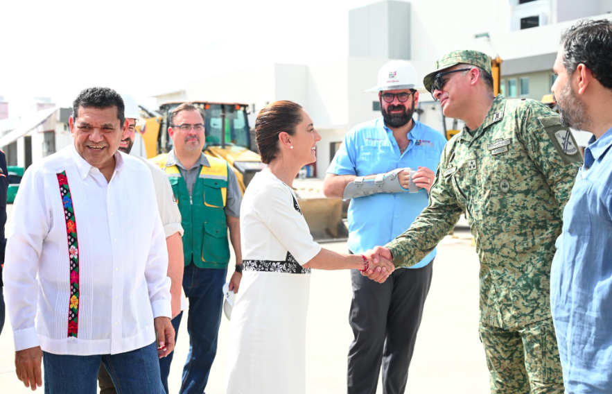 Supervisa Sheinbaum obras del Hospital General de Cárdenas; será inaugurado en marzo de 2026