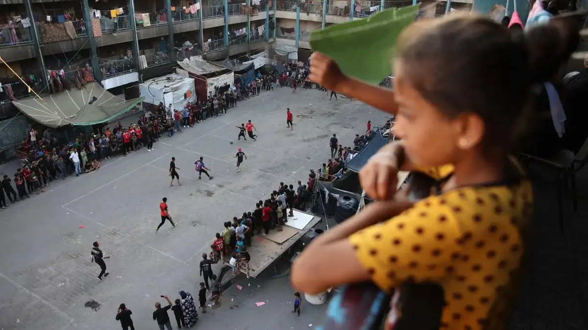 Construye FIFA canchas seguras para niños en Cisjordania
