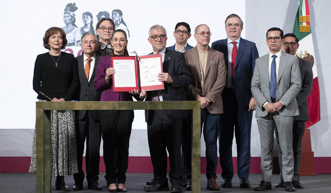 Sheinbaum firma convenio para supercomputadora pública en México
