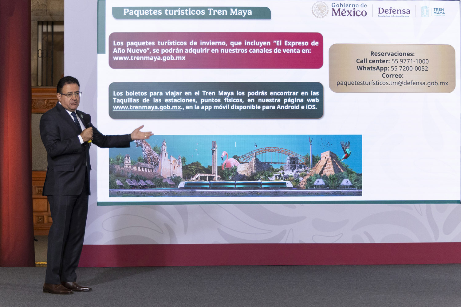 Lanza Tren Maya 20 paquetes turísticos para invierno 2025-2026