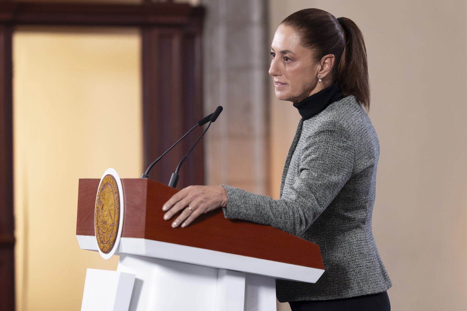 Exige Sheinbaum aclarar cargo de terrorismo a periodista veracruzano