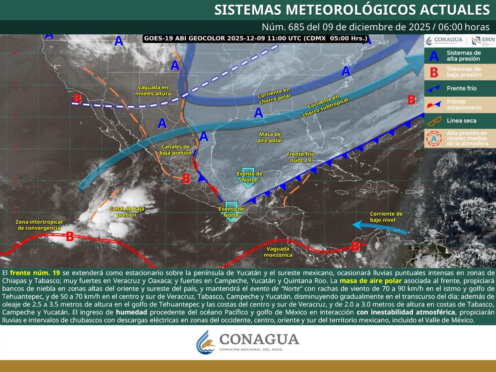 Persistirán lluvias, vientos fuertes y bajas temperaturas en Oaxaca