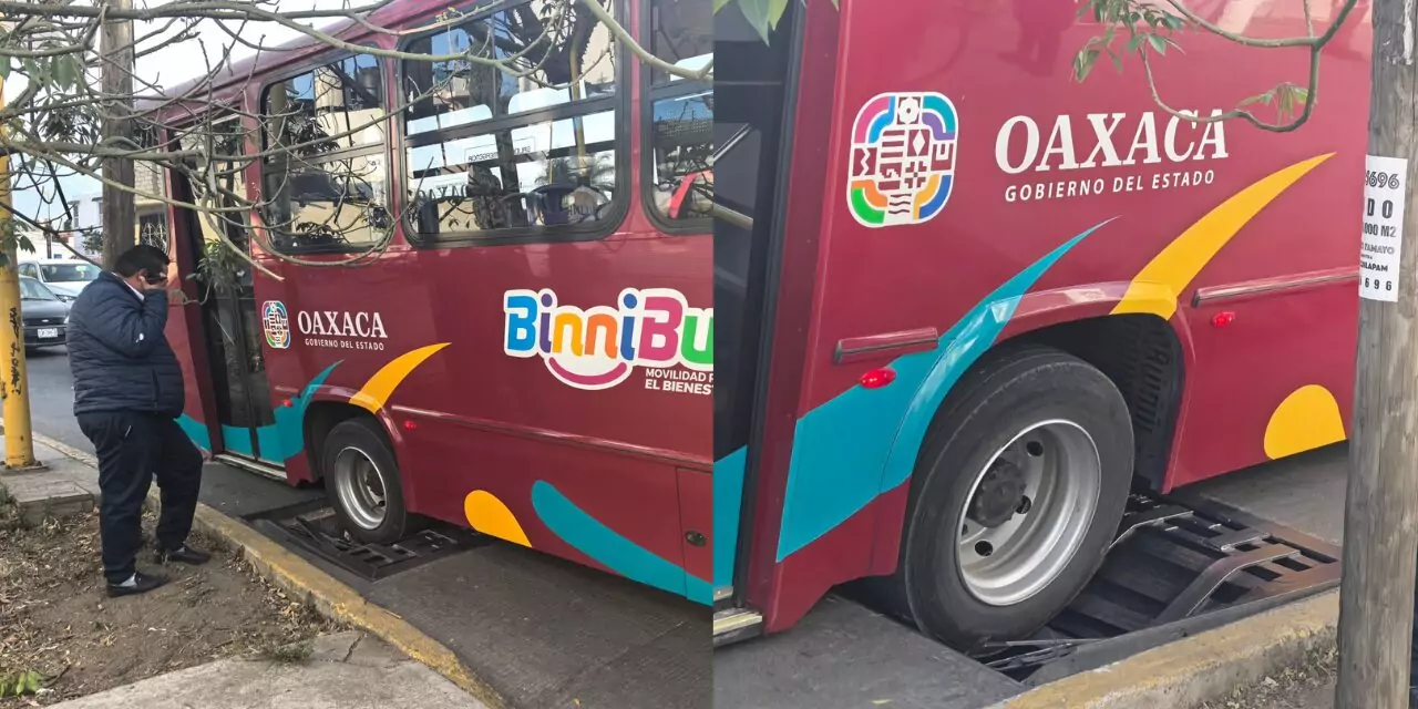 Exhibe BinniBus fallas persistentes en infraestructura vial de Oaxaca