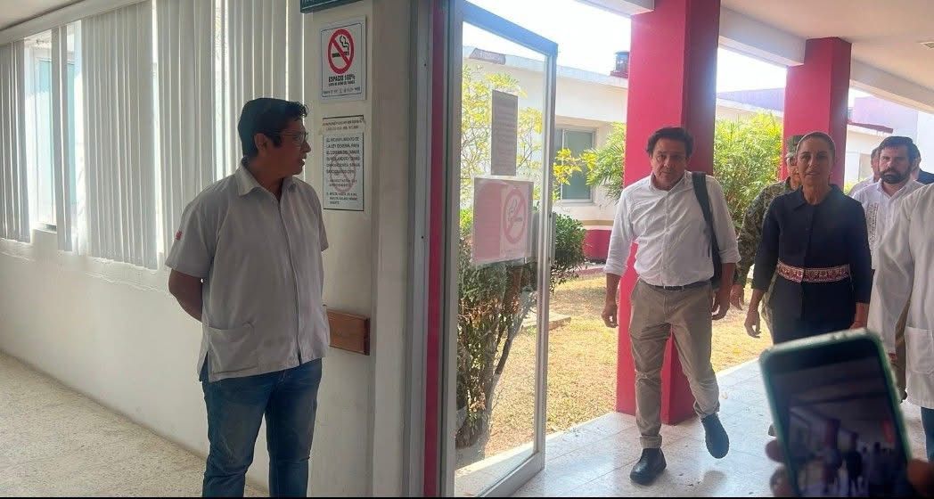 Arriba la Presidenta Claudia Sheinbaum al Istmo de Tehuantepec tras tragedia ferroviaria