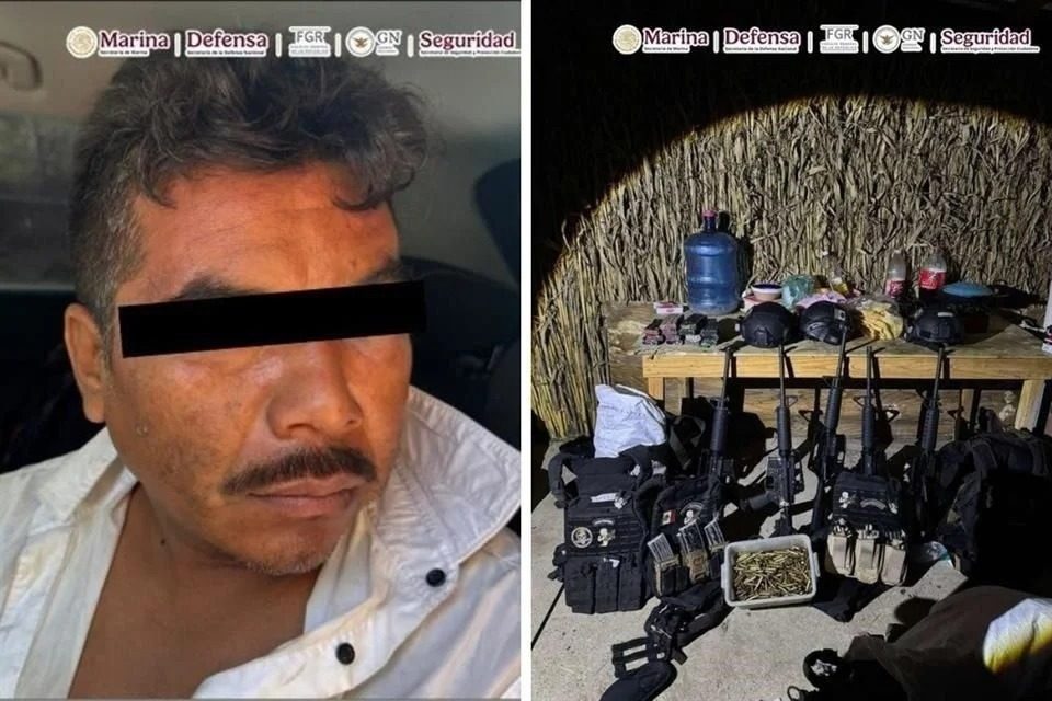 Detienen en Juchitán a “Cali”, integrante de “Los Cromo”; aseguran arsenal y metanfetamina