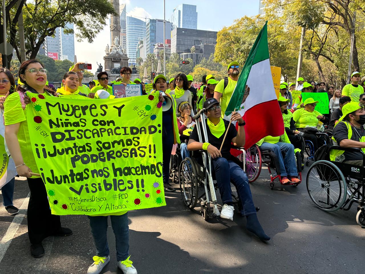 Exigen personas con discapacidad consulta vinculante en marcha por su día