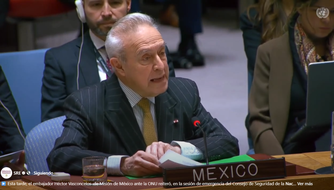 Condena México agresión militar contra Venezuela en Consejo de Seguridad de la ONU