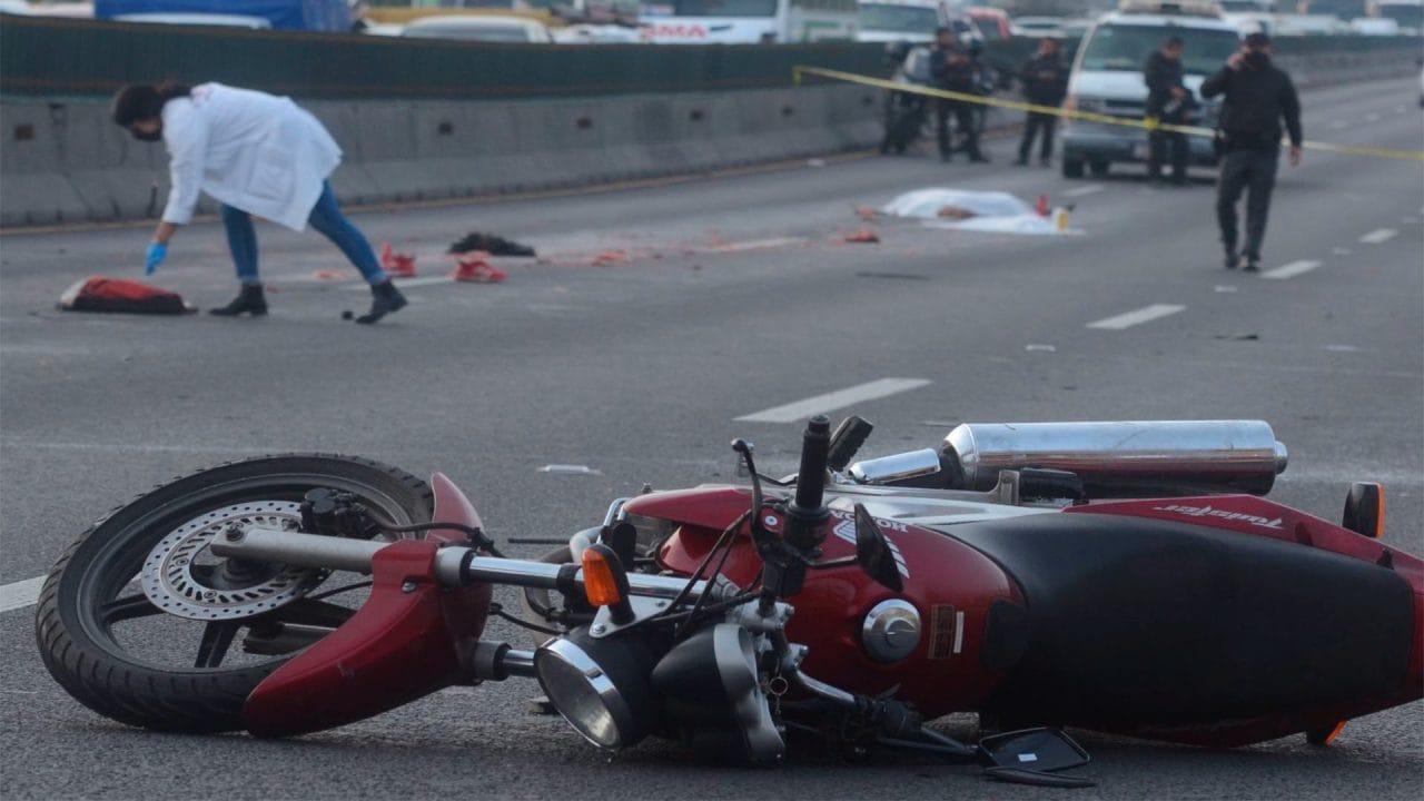 Las muertes de motociclistas por accidentes viales aumentaron 52% en México