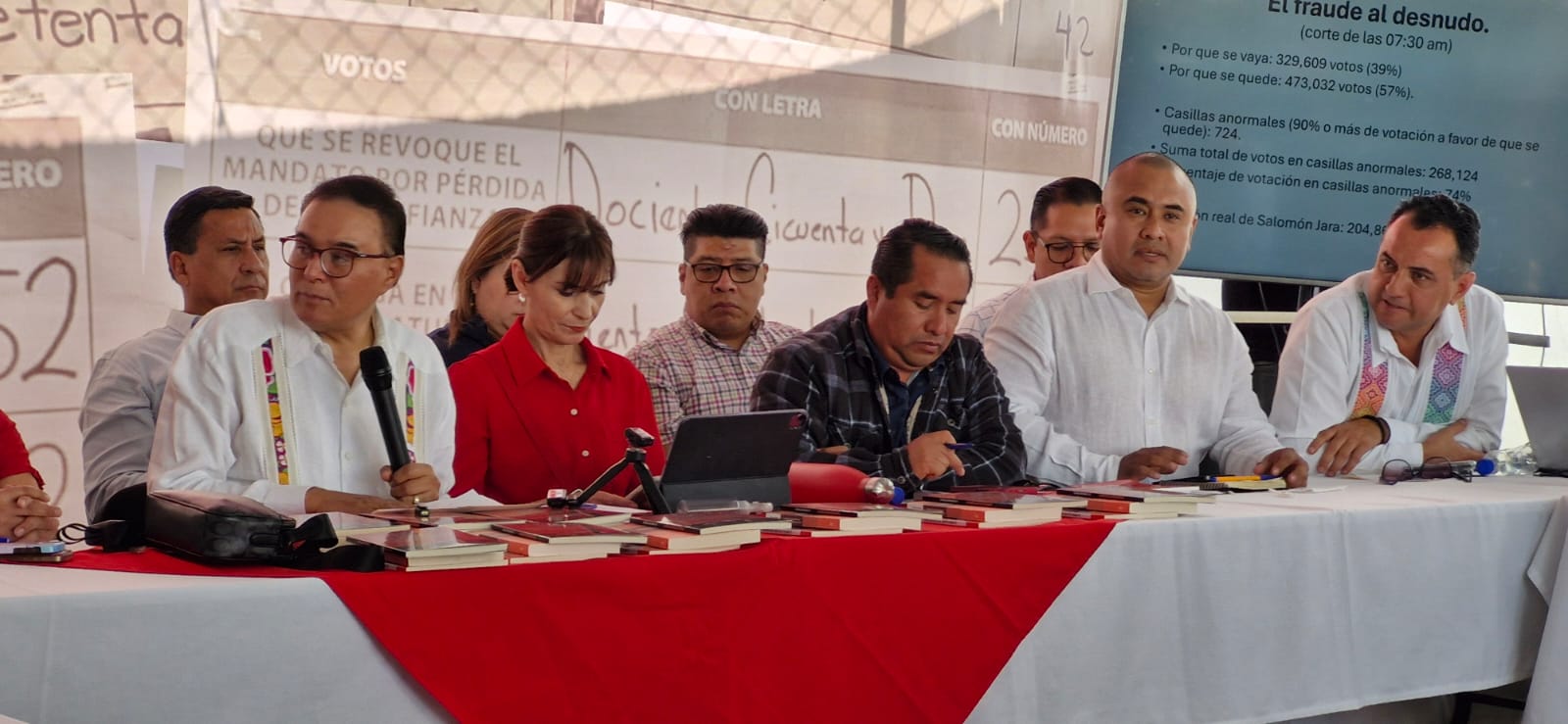 Denuncia PT fraude en revocación de mandato de Salomón Jara