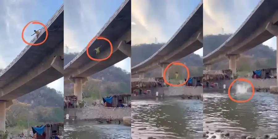 Alertan autoridades sobre saltos peligrosos desde puente en Copalita