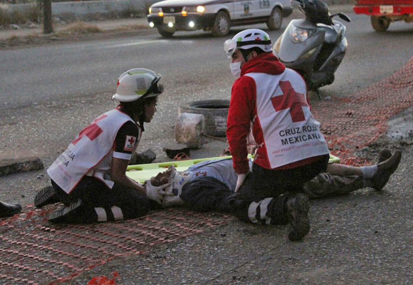 Identifica Cruz Roja “avenidas de la muerte” en la capital oaxaqueña