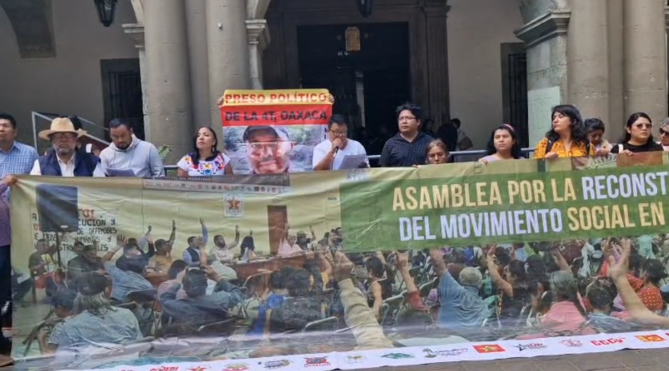 Demandan colectivos oaxaqueños libertad inmediata de presos políticos y fin a megaproyectos