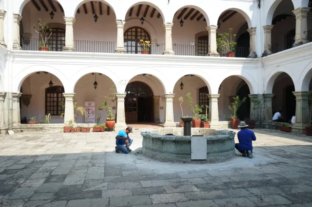 Avanza a contrarreloj la restauración del Palacio Municipal de Oaxaca