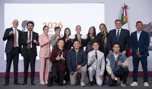 Sheinbaum presenta el programa “Boxeando por la Paz” para abrir derechos al deporte