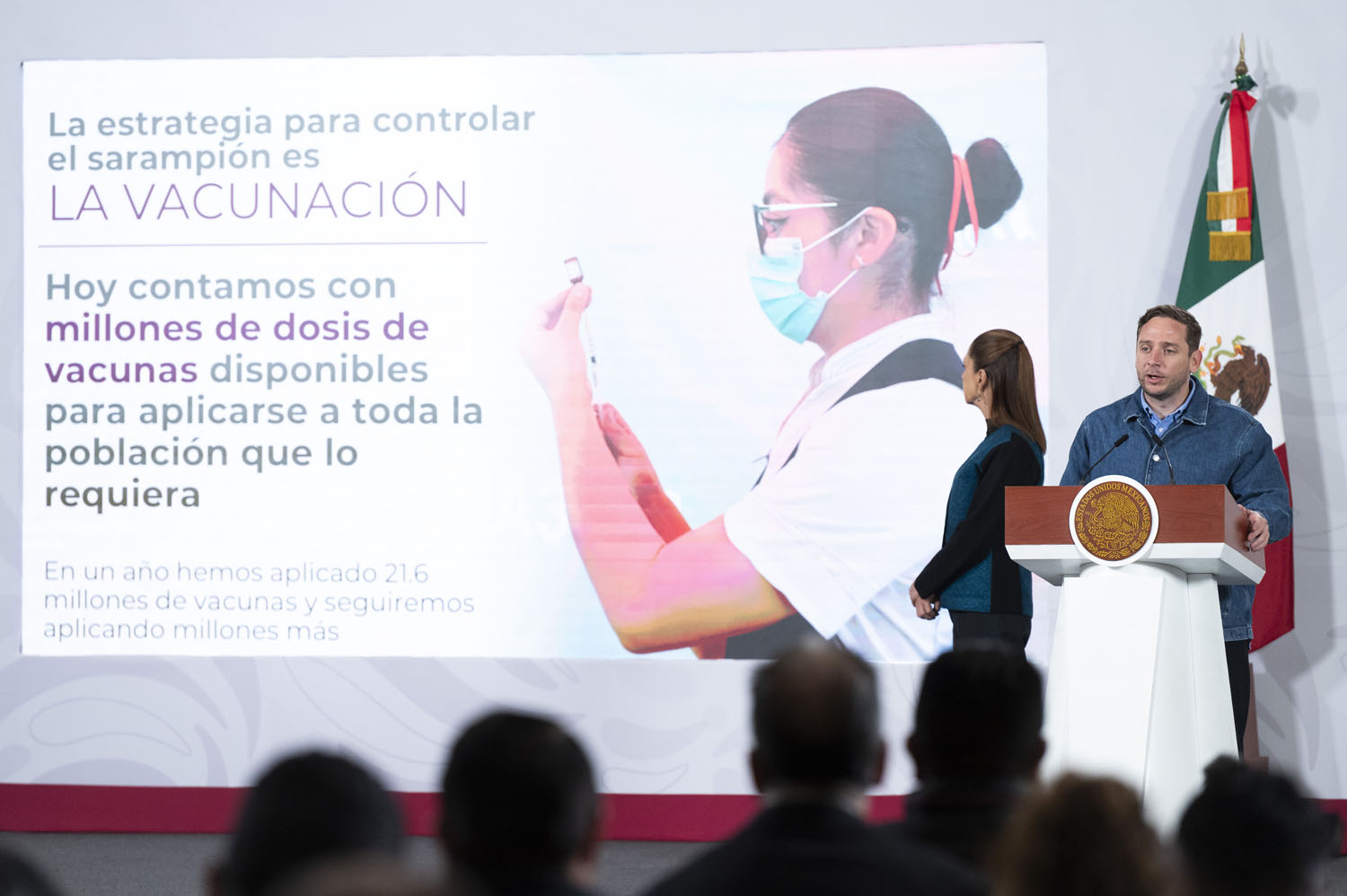 México aplica 8.4 millones de vacunas contra sarampión en tres semanas