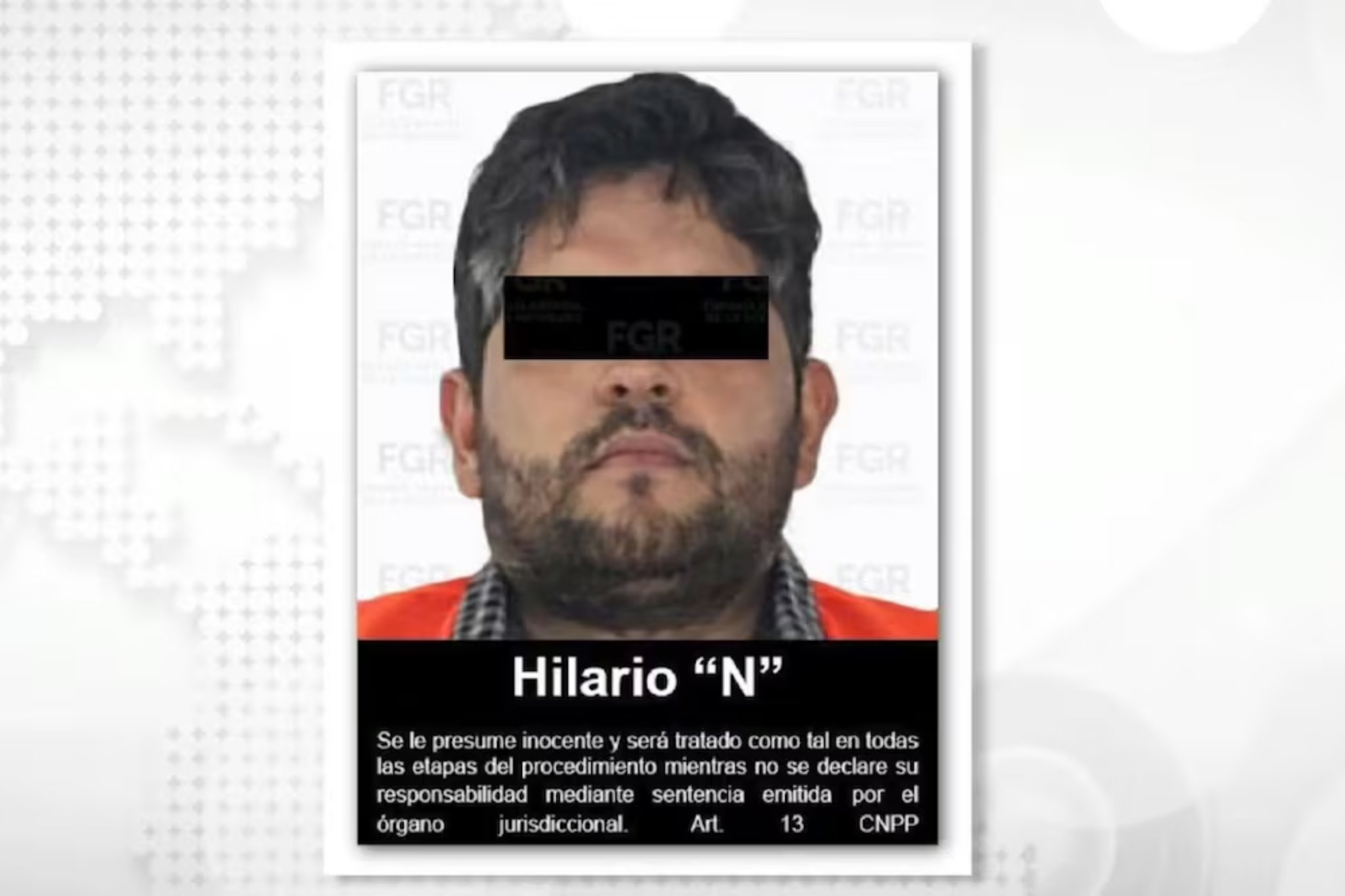 Captura FGR a presunto asesino de exgobernador de Colima