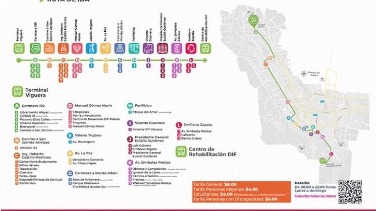 Gobierno de Oaxaca amplía rutas del BinniBus para mejorar movilidad urbana