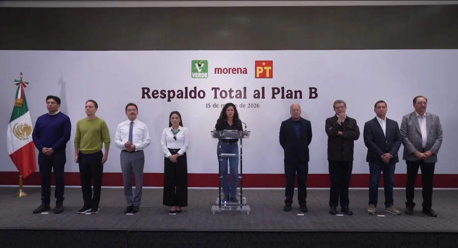 Dirigencias de Morena, PT y PVEM respaldan Plan B electoral de Sheinbaum