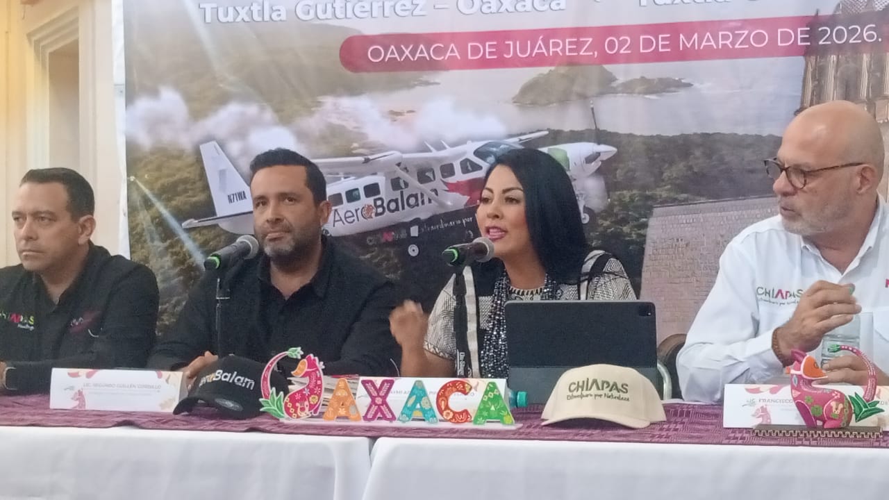 Oaxaca y Chiapas estrenan puente aéreo regional