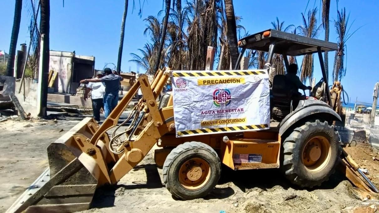 Mejora Ceabien infraestructura hidráulica en bahía Chahué de Huatulco
