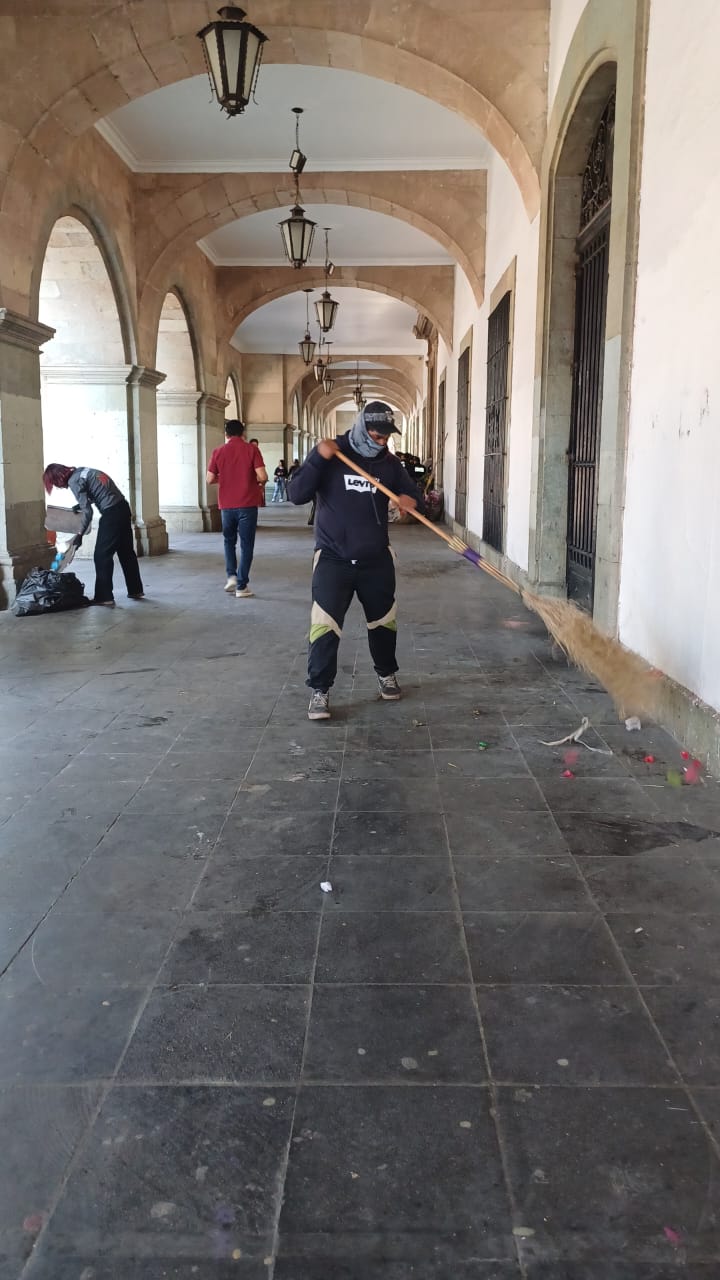 Se refuerza limpieza de la ciudad tras celebración de La Samaritana