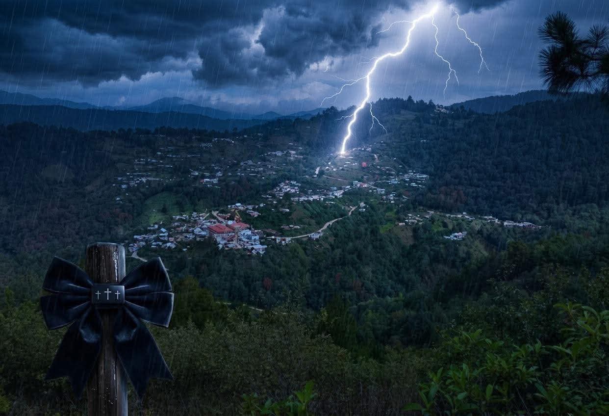 Mueren tres por caída de rayo en la Sierra Sur de Oaxaca