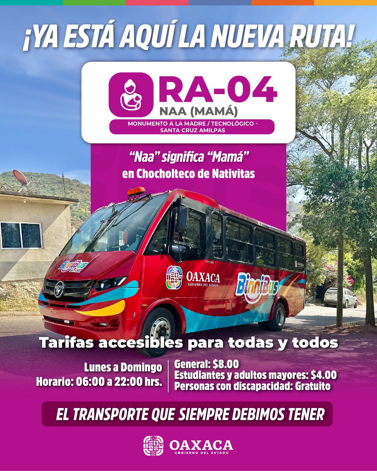 Amplía BinniBus su cobertura en la Zona Metropolitana con la nueva ruta «NAA»