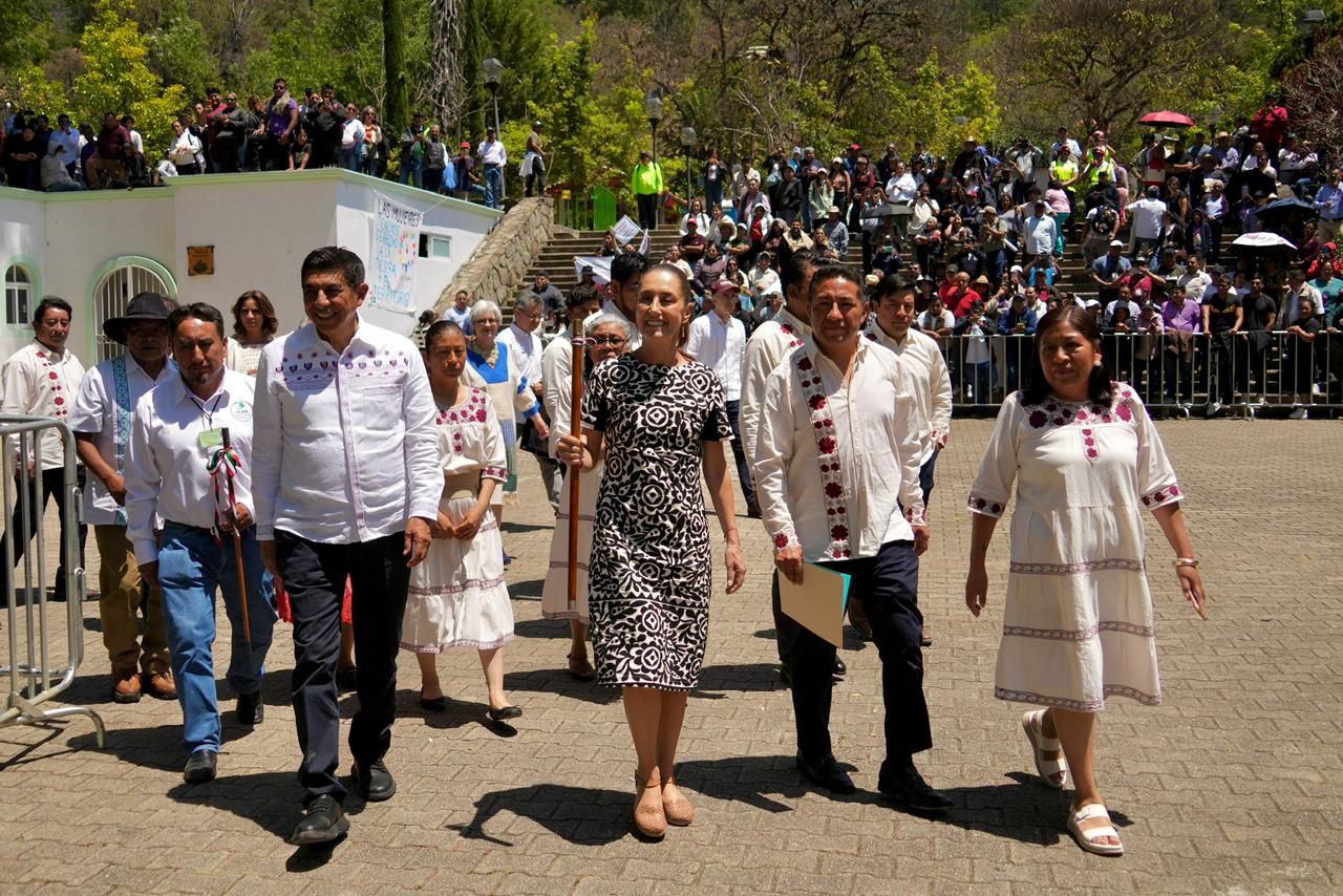 Guelatao honra a Juárez: Sheinbaum reivindica a Margarita Maza como embajadora histórica de México