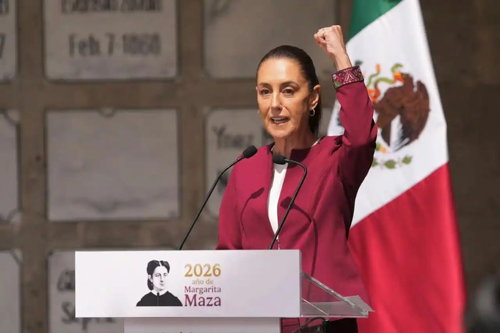 PRESIDENTA CLAUDIA SHEINBAUM ENCABEZA BICENTENARIO DEL NATALICIO DE MARGARITA MAZA, PRIMERA EMBAJADORA HISTÓRICA DE MÉXICO