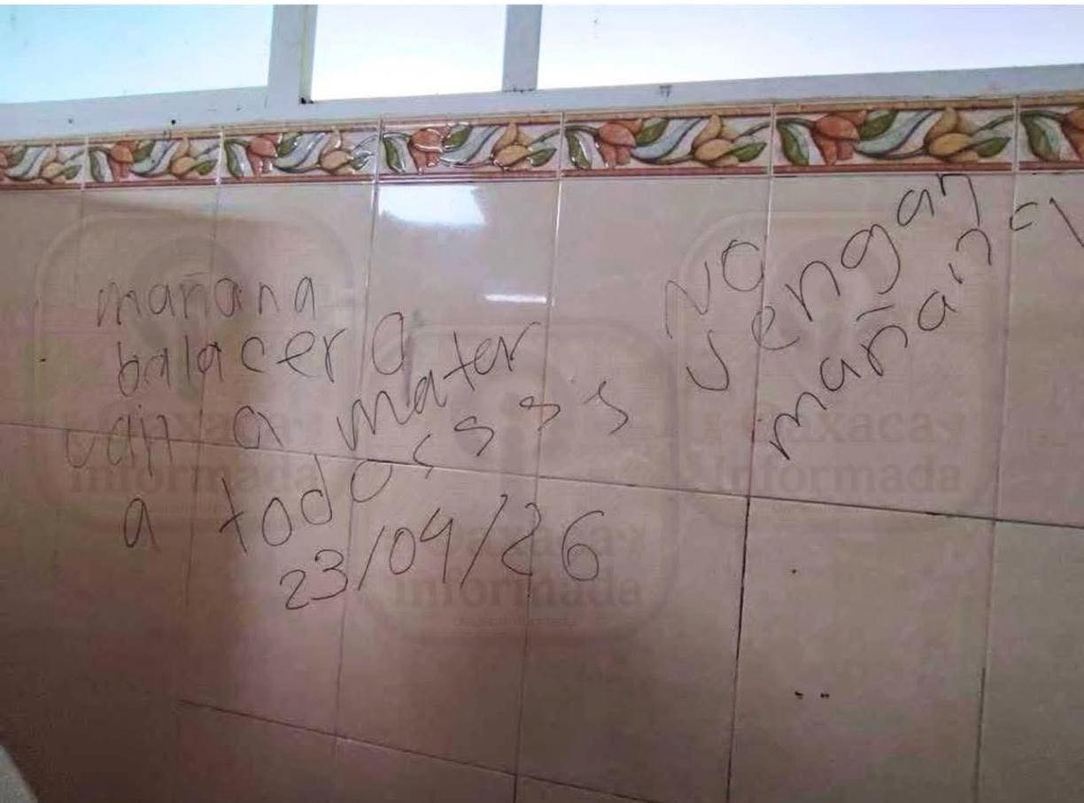 Investigan autoridades amenazas de ataques en planteles de Oaxaca