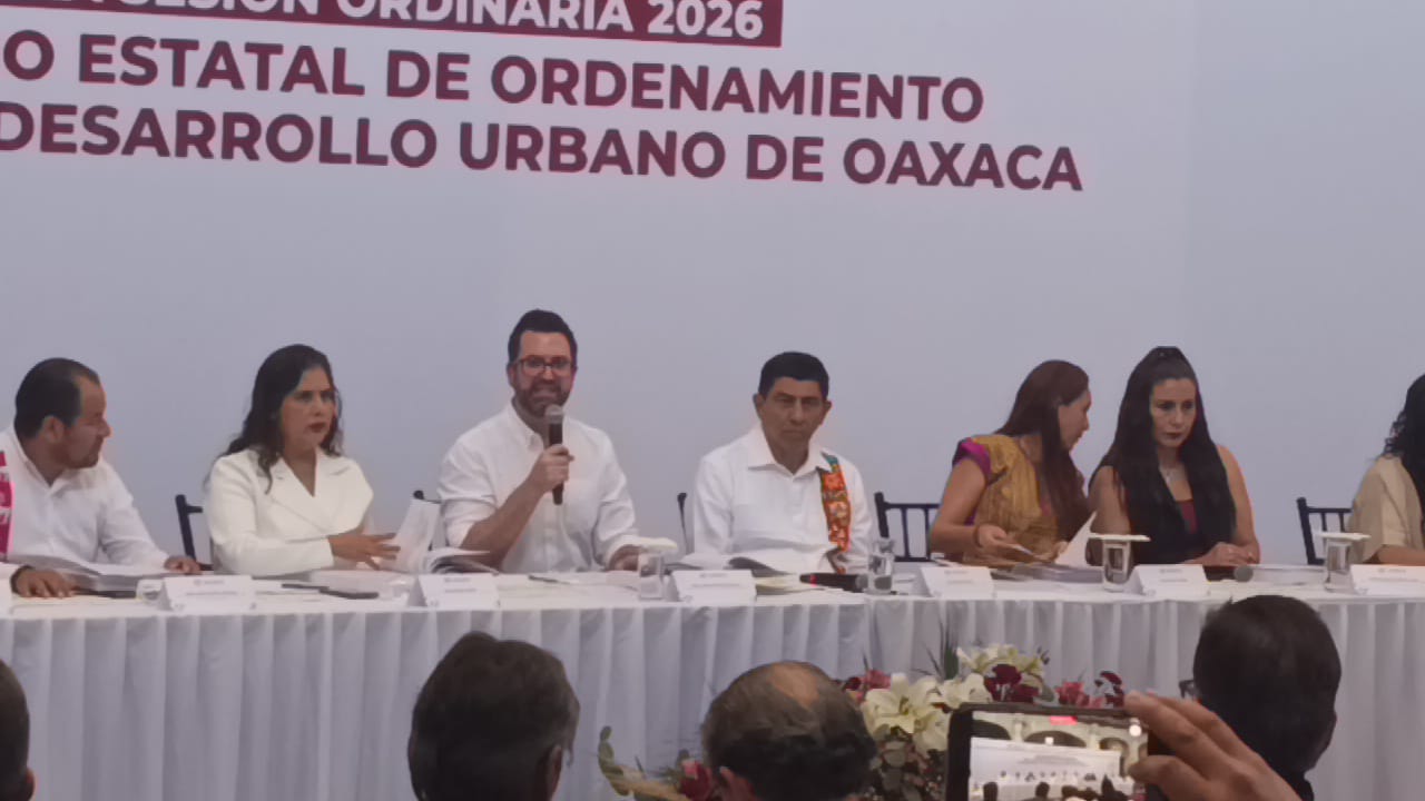 Sesiona Consejo de Ordenamiento Territorial en Oaxaca