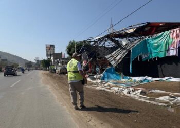Realiza Protección Civil recorridos de evaluación de daños por lluvias registradas el pasado jueves