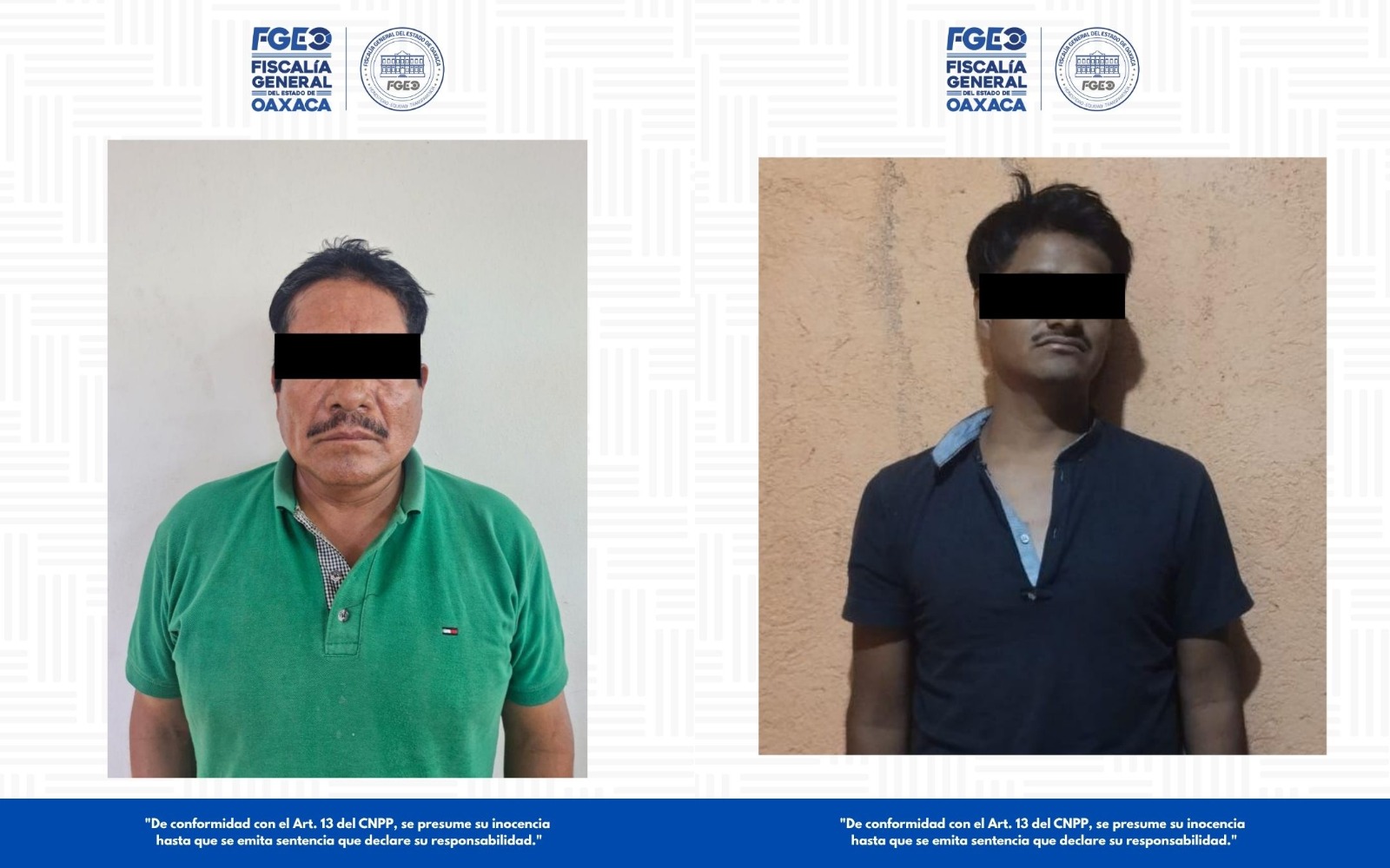 Fiscalía de Oaxaca y Gabinete de Seguridad detienen a dos personas por homicidio de síndico municipal de la Mixteca