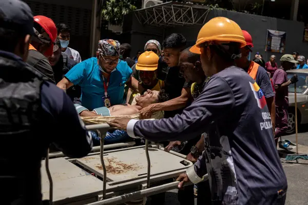 Rescatistas internacionales salvan vidas en Venezuela
