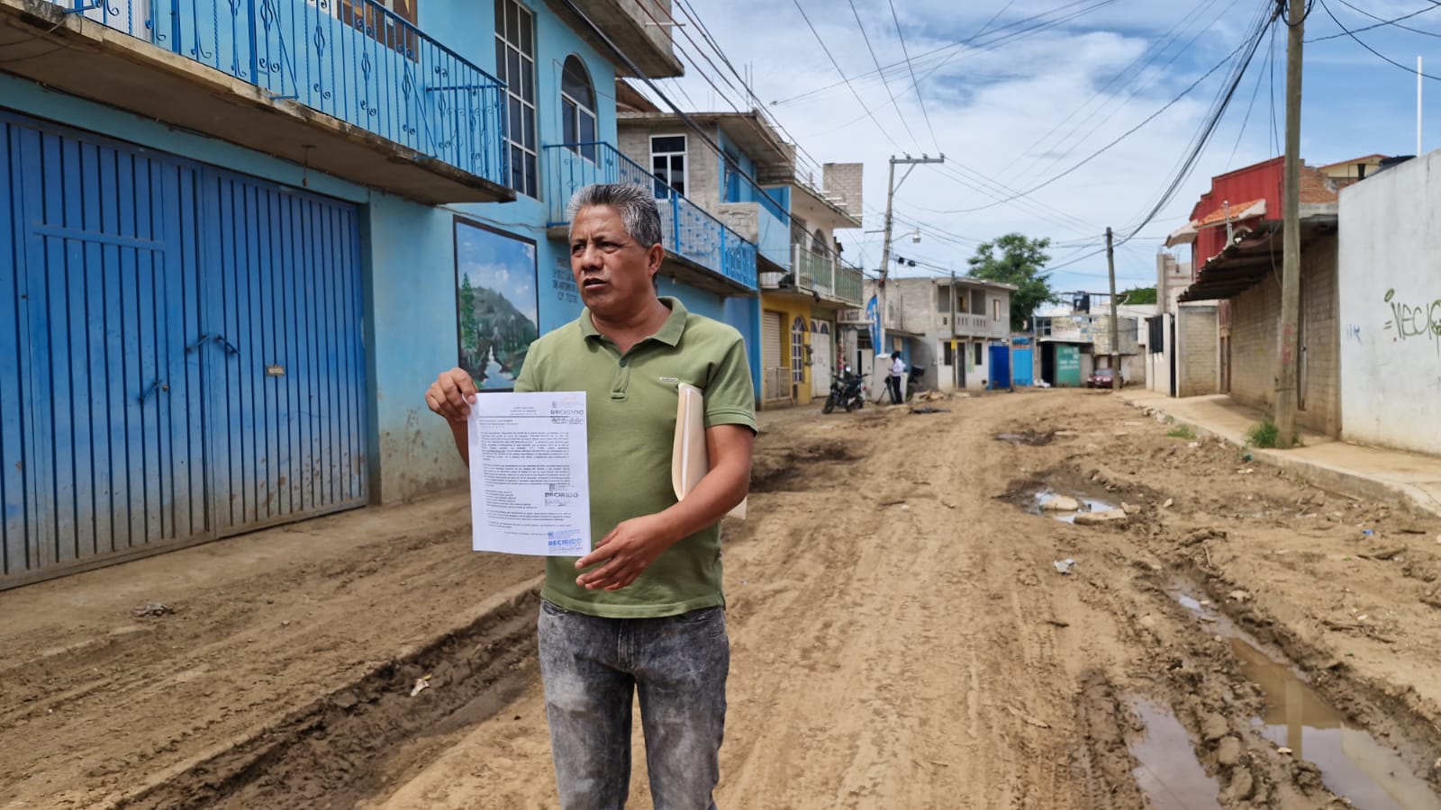 Denuncian abandono de obra de SOAPA y SEABIEN en San Antonio de la Cal