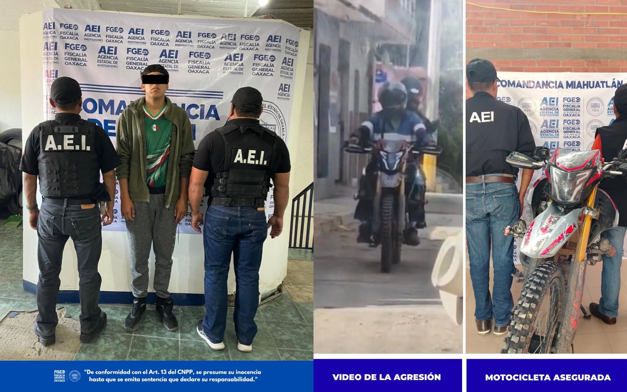 Detiene Fiscalía de Oaxaca a probable autor material y asegura vehículo utilizado en agresión contra presidente municipal