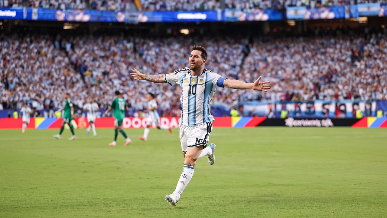 Messi rompe récord goleador en Mundiales ante Austria