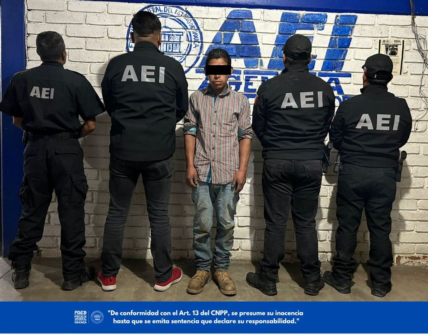 Obtiene FGEO vinculación a proceso contra imputado por homicidio calificado cometido en Miahuatlán de Porfirio Díaz