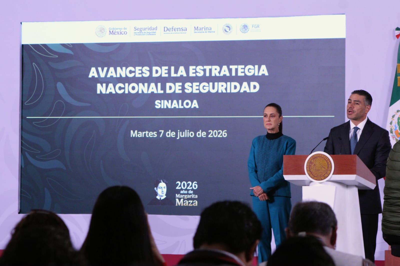 Estrategia de seguridad en Sinaloa reduce un 44% el promedio diario de homicidio doloso desde junio de 2025