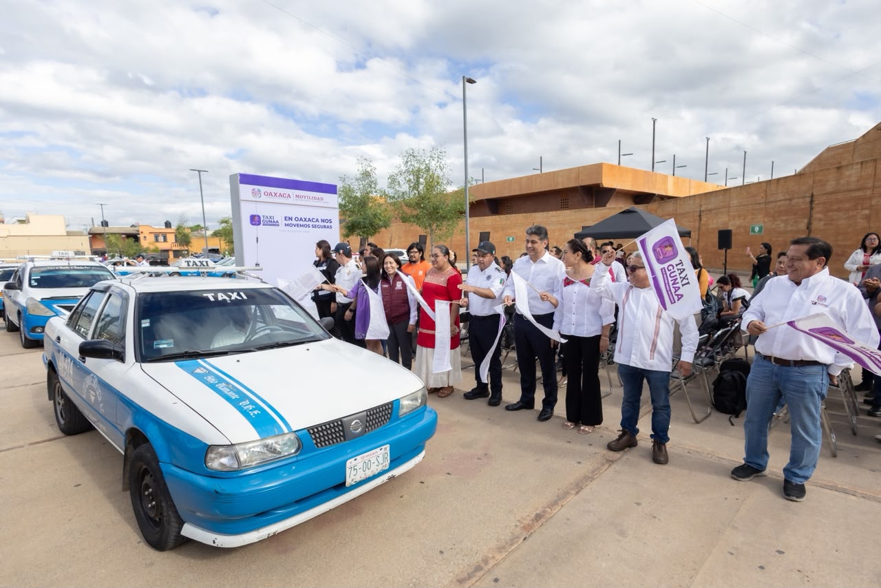 “Taxi Gunaa”: traslados seguros para mujeres durante la Guelaguetza